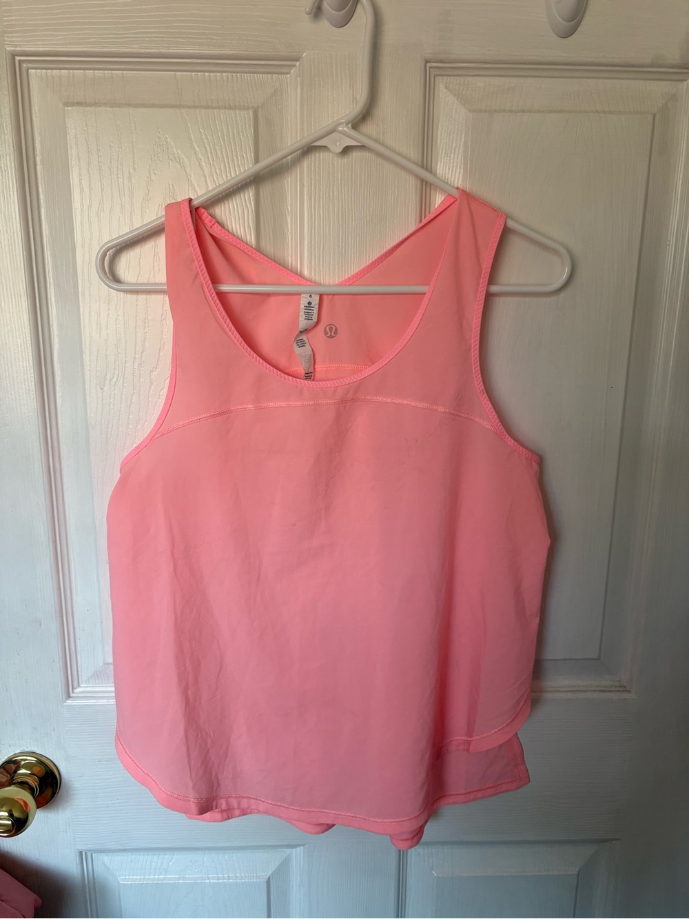lululemon athletica Coral Pink Performance Tank